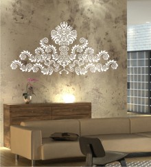 Vintage Ornament als Wandtattoo 