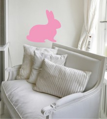 Häschen als Wandtattoo