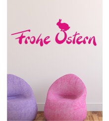 Frohe Ostern 4 als Wandtattoo