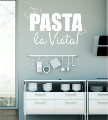 Pasta la Vista als Wandtattoo