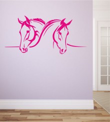 Pferde 2 als Wandtattoo