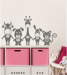 Piet and his friends als Wandtattoo