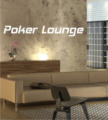 Poker Lounge als Wandtattoo