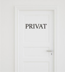 Privat als Wandtattoo