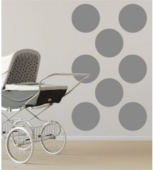 Große Kreise (Set) als Wandtattoo