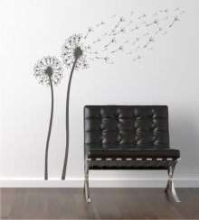 Pusteblumen als Wandtattoo 