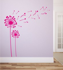 Pusteblume abstrakt als Wandtattoo