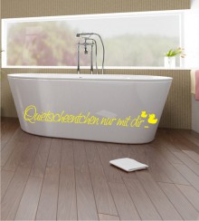 Quietscheentchen .... als Wandtattoo