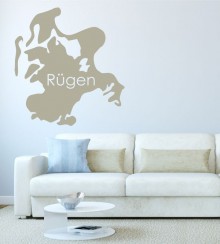 Rügen als Wandtattoo