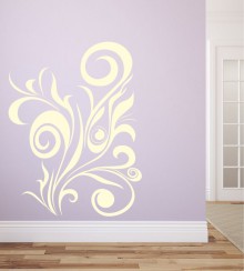 Ranke Retro als Wandtattoo