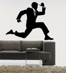 Running Man als Wandtattoo