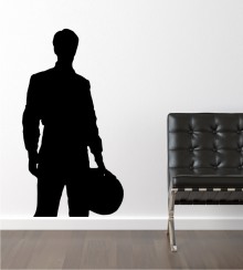 Formel 1 Fahrer als Wandtattoo