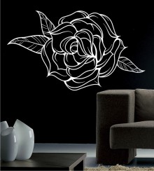 Tattoo Rose als Wandtattoo