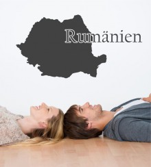 Rumänien als Wandtattoo