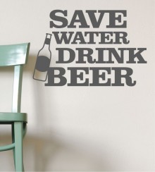 Save the water 2 als Wandtattoo