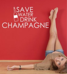 Save the water... als Wandtattoo