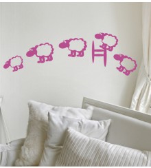 Schafherde als Wandtattoo