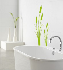 Schilf als Wandtattoo