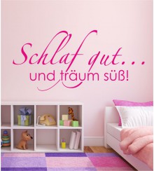 Schlaf gut.. als Wandtattoo