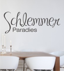 Schlemmer Paradies als Wandtattoo