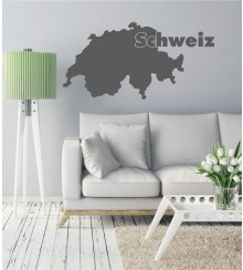 Schweiz als Wandtattoo