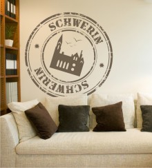 Stempel von Schwerin als Wandtattoo 