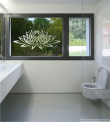 Seerose in Milchglasoptik