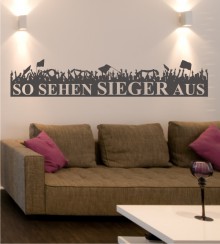 So sehen Sieger aus als WM Wandtattoo