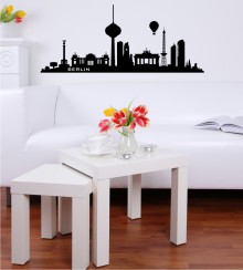 Skyline von Berlin als Wandtattoo