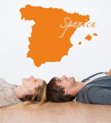 Spanien als Wandtattoo