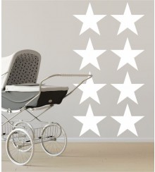 Große Sterne (Set) als Wandtattoo