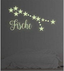 Sternzeichen Fische leuchtend
