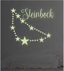 Sternzeichen Steinbock leuchtend