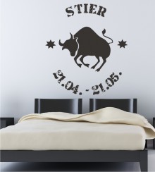 Motiv Stier als Wandtattoo