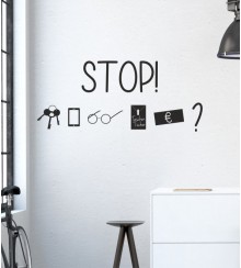 Stop als Wandtattoo