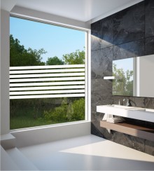 Streifen in Milchglasoptik