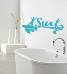 Surf als Wandtattoo