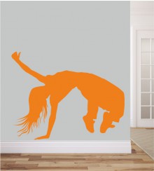 Tänzerin als Wandtattoo