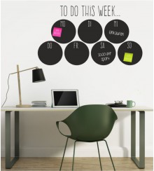 To Do Wochenplaner als Wandtattoo