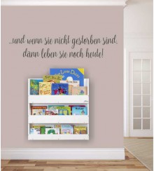 und wenn sie nicht... als Wandtattoo