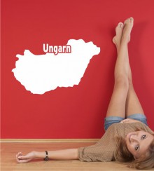 Ungarn als Wandtattoo