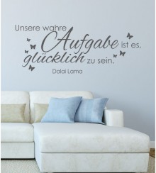 Unsere wahre + Schmetterlinge als Wandtattoo