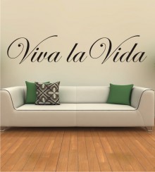 Viva la Vida als Wandtattoo