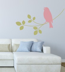 Vogelgezwitscher als Wandtattoo