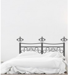 Bettgestell als Wandtattoo