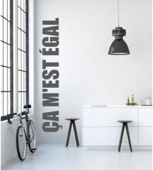 Wandtattoo Ça m'est égal 