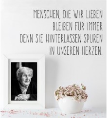 Wandtattoo Menschen, die wir lieben...