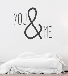 Wandtattoo YOU & ME