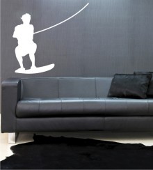 Wasserski als Wandtattoo