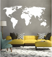 Welt als Wandtattoo